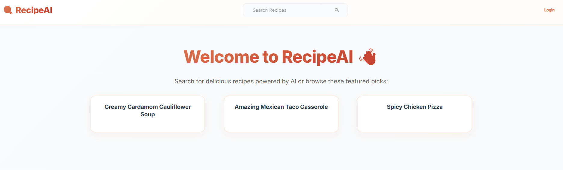 Recipe AI – Intelligent Recipe Search Platform